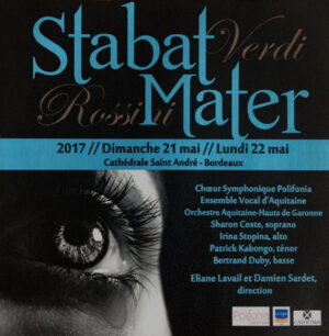 CD EVA/CHOSY : Stabat Mater de Verdi et Rossini
